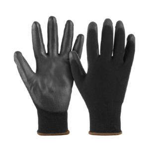PU Coated Grip Gloves 3 Colors -Black, Gray, White