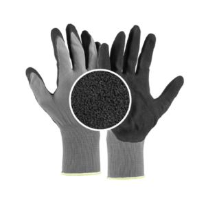 Nitrile Coated Grip Gloves Gray/Black