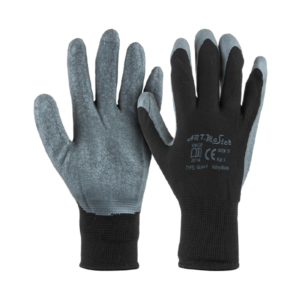 Nitrile Coated Grip Gloves Gray/Black