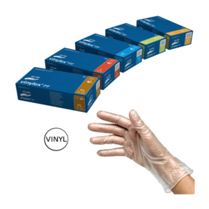 100 PCS Vinyl Powder-free Gloves - 2 Colors