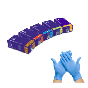 200 PCS Nitrile Powder-free Disposable Gloves Blue
