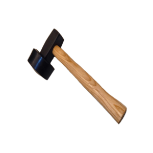 Hardened Steel Paving Hammer Round 1.5kg-CE