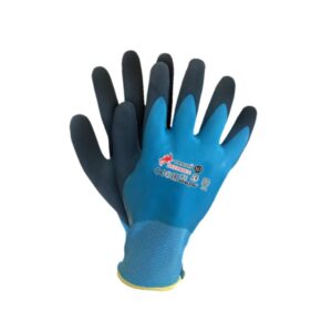 Latex Coated Grip Gloves Blue