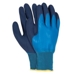 Latex Coated Grip Gloves Blue