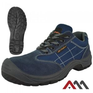 BP Canvas Safety Shoes – Navy Steel Toe (SB)
