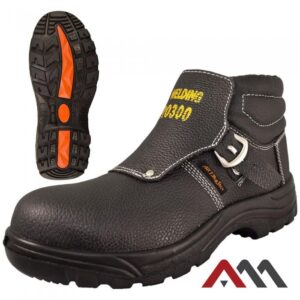 BWELD HRO Safety Boots – Black Steel Toe (S1)