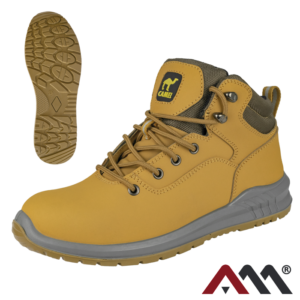 CAMEL Safety Boots – Yellow Steel Toe (SB FO)