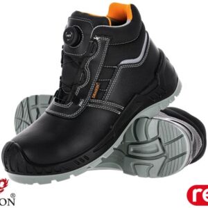 BC TITAN GLAT Safety Boots - Black/Orange S3, Oil-Resistant Anti-Slip Sole (REIS)